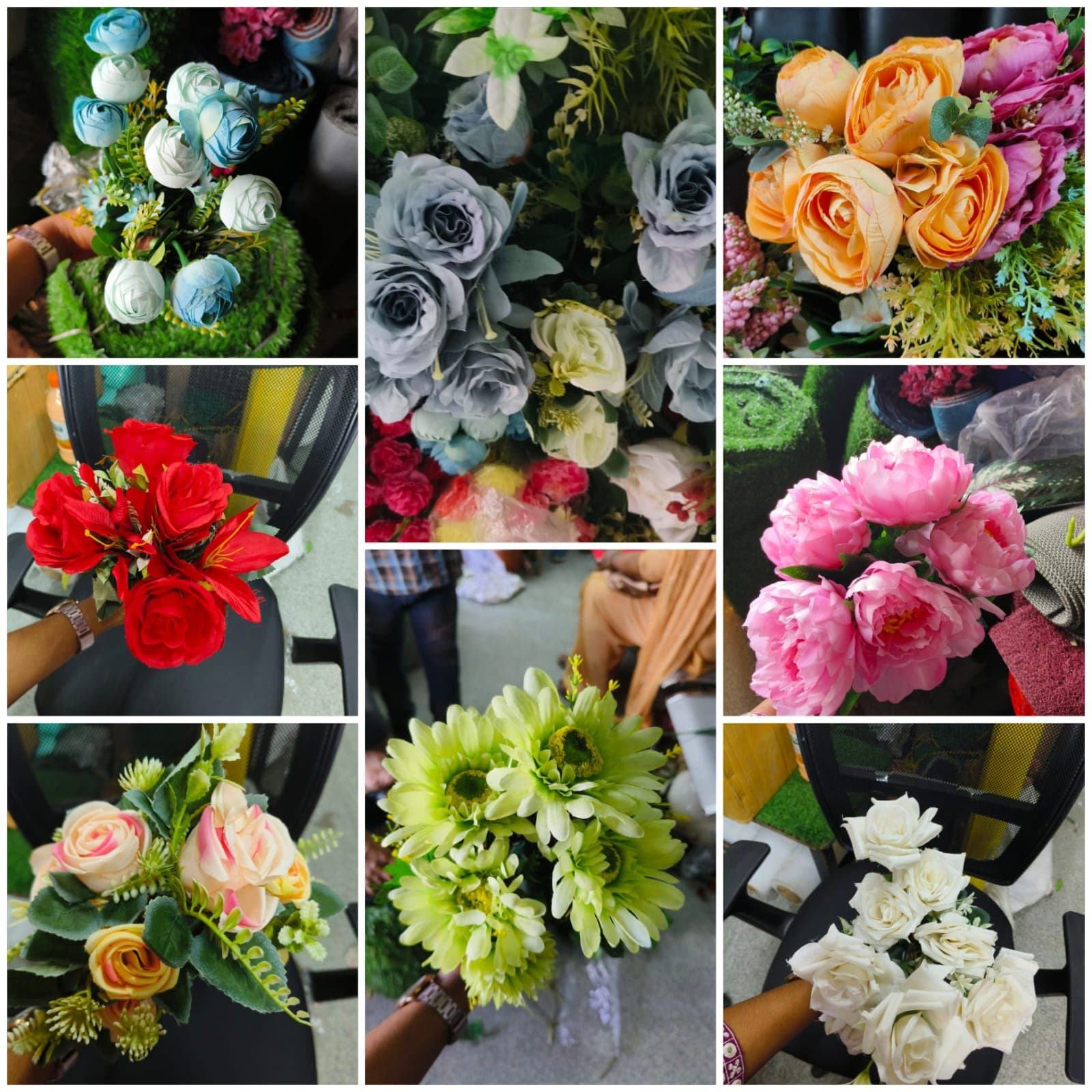 Artificial Flower Bouquet Assortment