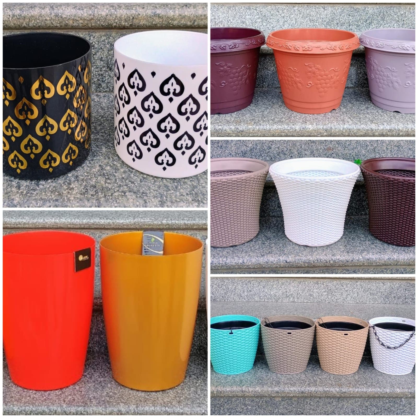 Planter collection showcase collage