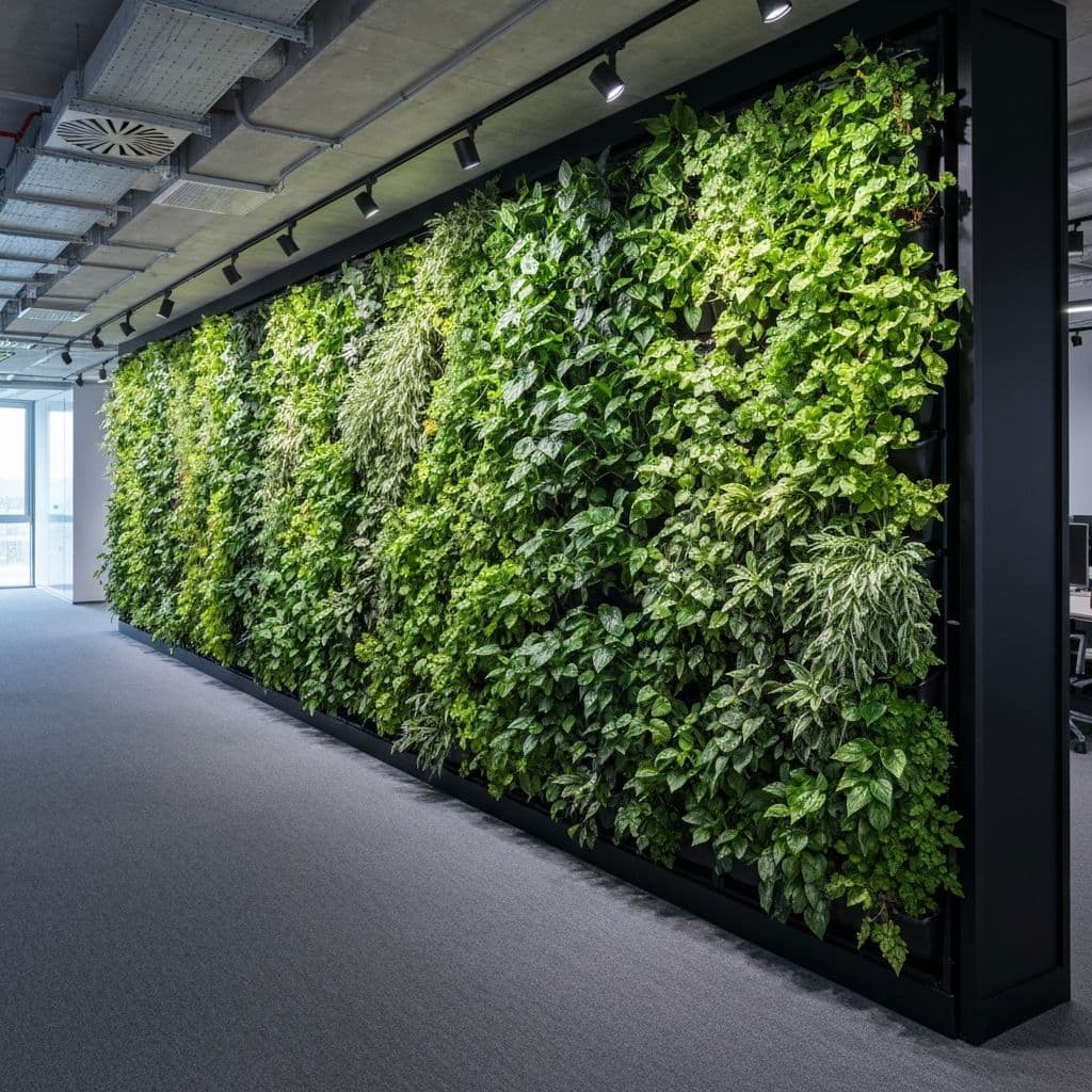Corporate office vertical garden wall