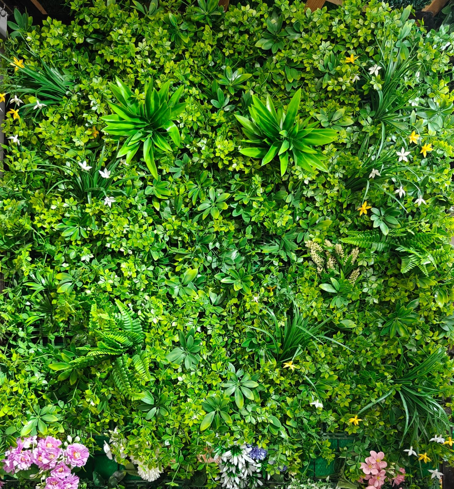 Floral Green Wall Panel